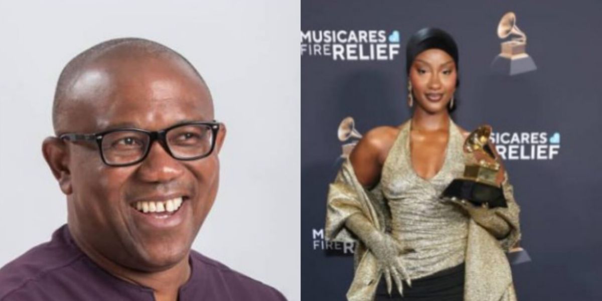 Peter Obi Tems Grammy win Nigerian artists